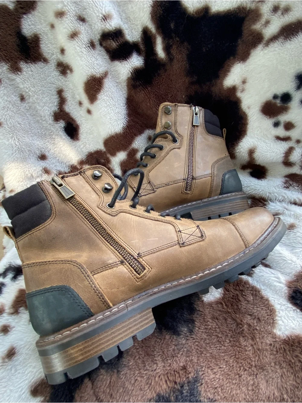 Outpost Makers Men's Brown Leather Lace-Up Boots